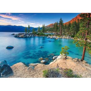 بانوراما للألغاز للبالغين 1000 قطعة بحيرة تاهو الدقيقة المتشابكة سميكة متين 1000 قطعة سن 14+ لعبة عائلية in Kuwait