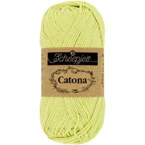 Catona Scheepjes 50gm غزل القطن Mercerized (392 عصير الجير)