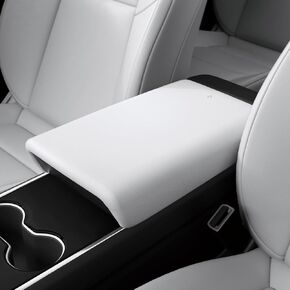 غطاء مسند ذراع لوحدة التحكم المركزية Spigen غير قابل للانزلاق مصمم لطراز Tesla 3/Y 2023/2022 مع EZ Snap On التثبيت الفوري [غير متوافق مع الطراز 3 2024 Refresh] أسود