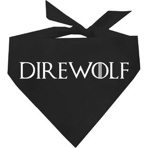 Direwolf Halloween Coot Dog Bandana (Black ، OS 65)