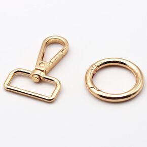 20pcs الزناد زنبرك أو حلقات و 16 pcs د حلقة دوار جراد البحر المشبك