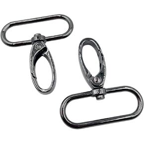 مشابك مخلب لوبستر دوار 1 بوصة 10pcs مقاطع دوارة البرونز المنحنية جراد البحر المشابك بيضاوي حلقة دوارة خطافات المفاجئة لحزام حقيبة الأجهزة لانسويارد مركبة 25 ملم sortumola pt095