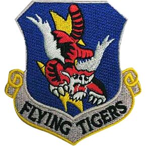 eagleemblems PM3526 Patch-Usaf ، Flying Tigers (3 '')