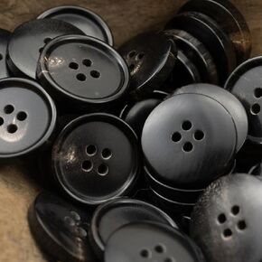 10 Pieces Large 28MM 1.1 Inch Natural Real Horn Buffalo Buttons for Men's Women Blazer, Peacoat, Coats, Jacket, Overcoat, Winter Coat, Uniform Genuine Natural Horn Buttons (Brown)