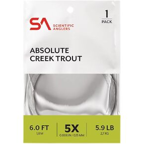 Scientific Anglers Absolute Creek Trout 6' Leader Single Pack