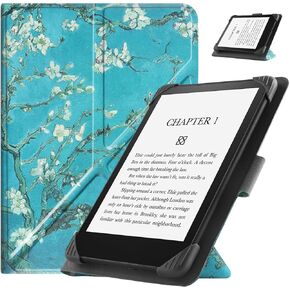 Universal Case for 6.8 inch 7 inch eBook Readers,Slim PU Folio Cover Case with Stand for 6.8 inch 7 inch Touchscreen E-Readers-Composition Book