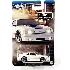 Hot Wheels '84 Ford Mustang SVO ، Silver Series 1/5 ، White