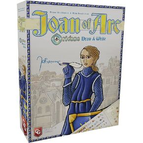 Joan of Arc: Orléans Draw & Write -Capstone Games ، Modtive Or Mode ، Game -Tile Placement Strategy ، Age 10+ ، 1-5 Player ، 45 Minute Time