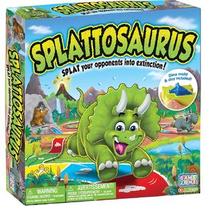 لعبة Game Zone Splattosaurus ، لعبة الطاولة للعب الداخلي ، للأطفال الذين تتراوح أعمارهم بين 4 سنوات أو أكبر