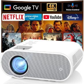 HOMPOW Projector, Native 1080P Full HD Bluetooth Projector with Speaker, 9500 Lumens Outdoor Portable Movie Mini Projector Compatible with Laptop, Smartphone, TV Stick, Xbox, PS5 in Kuwait