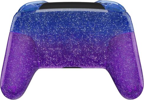 eXtremeRate Glacier Blue Faceplate Backplate Handles for Nintendo Switch Pro Controller, DIY Replacement Grip Housing Shell Cover for Nintendo Switch Pro - Controller NOT Included in Saudi Arabia