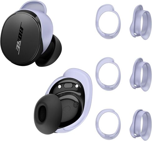 [3 Pairs] Ear Tips Covers for New Bose QuietComfort Earbuds, Sport Anti-Slip EarTips Silicone Anti Scratches Replacement Ear Covers Earbuds Accessories (S/M/L) (Black) in Kuwait