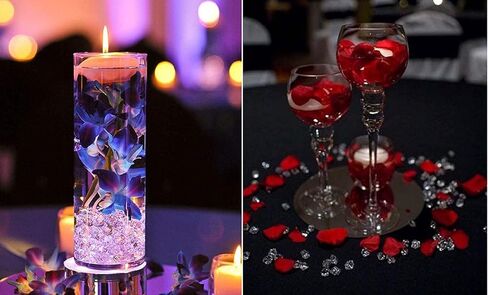 8 مم 1000pcs ألوان أكريليك فو ، جولة الكنزات الكنز الكنز لبعثرات الطاولة ، حشو المزهرية ، الحدث ، الزفاف ، الفنون والحرف (الشمبانيا) in Kuwait