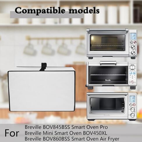 Oven Air Fryer Cover Heavy Duty Heat-resistant Waterproof Dust Protective Oven Cover Case for Breville Smart Oven Pro BOV845BSS/BOV860BSS/ Mini Smart Oven BOV450XL in Kuwait