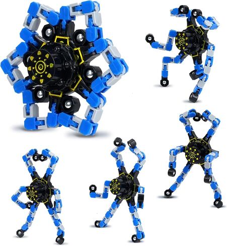 ألعاب Fidget للأطفال والبالغين 4 أجهزة كمبيوتر قابلة للتحويل تملق الإجهاد الإجهاد الإجهاد الحسية ألعاب الجيروس للتخرج حفل عيد ميلاد يفضل جوائز الفصول الدراسية حقيبة pinata (gloworangeblue) in Saudi Arabia