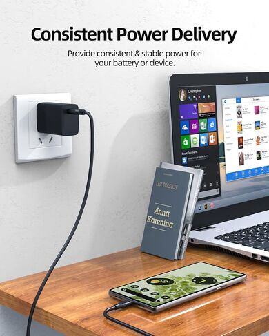 Foldable 20W Fast Charging Fit for Google Pixel Charger- (Compatible with Pixel 8 8 pro 7 7a 7 Pro 6 6a 6Pro 5 5a 4a 4 3 3a 2 XL 2XL 3XL 4XL and 6Ft Charging Block Cable Power Cord) (White) in Kuwait