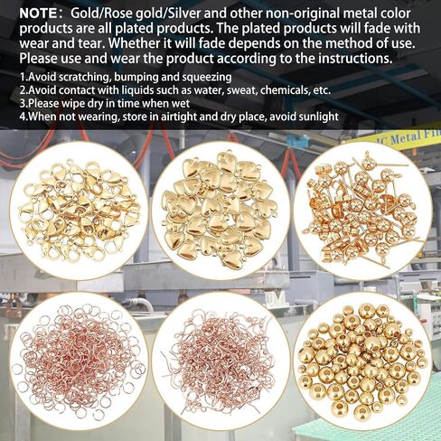 UNICRAFTALE About 500pcs Golden 304 Stainless Steel Beads Round Spacer Metal Beads Tiny Smooth Beads for Jewelry Making About 3mm in Diameter. in Saudi Arabia