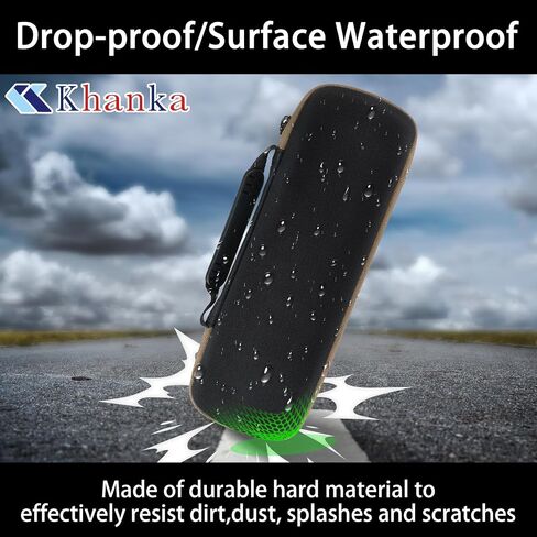 Khanka Hard Travel Case Replacement for JBL FLIP5 Flip 5 / Flip 6 Waterproof Portable Bluetooth Speaker (Blue) Visit The kh in Kuwait