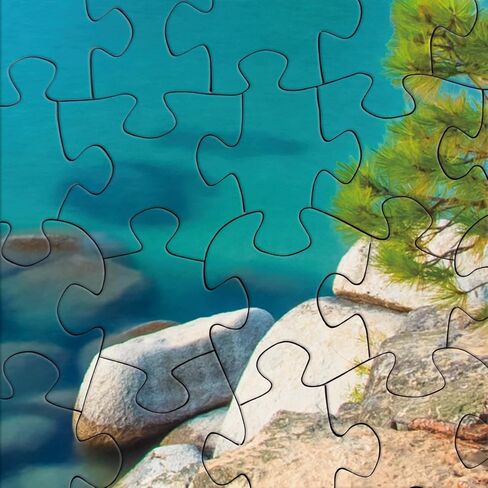 بانوراما للألغاز للبالغين 1000 قطعة بحيرة تاهو الدقيقة المتشابكة سميكة متين 1000 قطعة سن 14+ لعبة عائلية in Kuwait