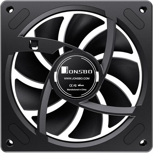 JONSBO ZA-360B PC Case Fan,All(3)-in-One,Single Frame Unit with 3x120mm ARGB Fans,PWM, Silent Computer Fan with 4-Sides Infinity Mirror Fan 2400RPM,Aluminum Nameplate,28mm Thick Black in Kuwait