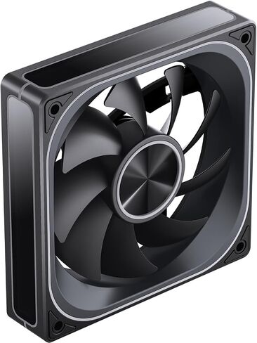 JONSBO ZA-360B PC Case Fan,All(3)-in-One,Single Frame Unit with 3x120mm ARGB Fans,PWM, Silent Computer Fan with 4-Sides Infinity Mirror Fan 2400RPM,Aluminum Nameplate,28mm Thick Black in Kuwait