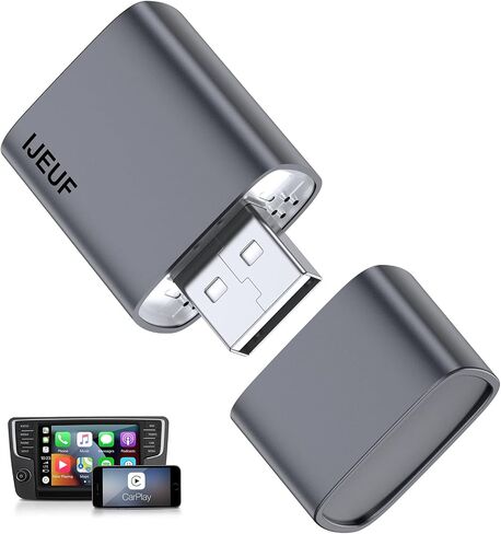 Wireless CarPlay Adapter for iPhone,Easily Upgrade Wired to Wireless CarPlay,Super Compact, No Lag, Stable Connection CarPlay Dongle for iPhone iOS 10+ and Car from 2018+,Type C in Saudi Arabia