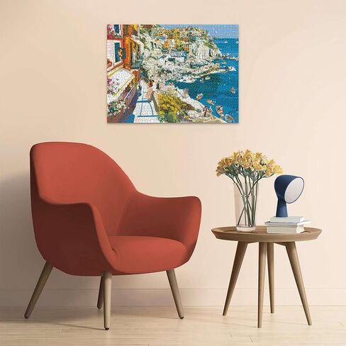 Ravensburger Romance in Cinque Terre 1500 Piece Jigsaw Puzzle for Adults - 16953 - Every Piece is Unique, Softclick Technology Means Pieces Fit Together Perfectly in Saudi Arabia