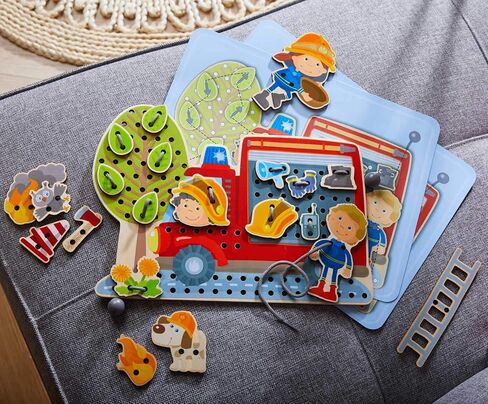 HABA Threading Game Counting Rainbow Caterpillar in Kuwait