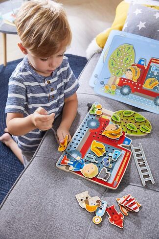 HABA Threading Game Counting Rainbow Caterpillar in Kuwait