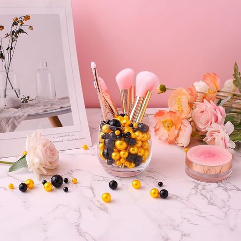 10000 Pcs Water Beads 200 Pcs Floating Pearls and 6 Pcs Floating Candles NO Hole Pearl Water Gel Beads for Vases Floating Candles for Centerpieces Home Weddings Table Party Decor(White, Red) in Kuwait