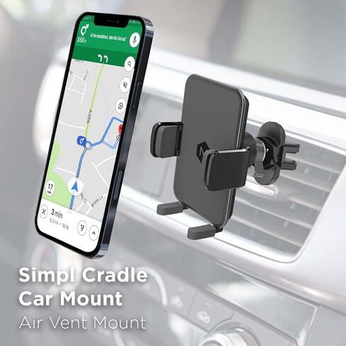 Car Phone Holder - Adjustable Cellphone Automobile Cradles – Universal Fit Cell Phones Holder -Phone Mount for Car Compatible for up to 4-Inch-Wide Smartphones in Kuwait