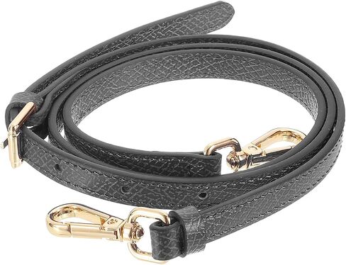 Bag Shoulder Strap, (37.4"-45.3" Adjustable Replacement Strap) Genuine Leather with Metal Silver Buckle for Women (Dark Blue) in Saudi Arabia