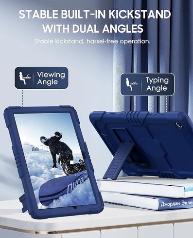 OKP Case for New Samsung Galaxy Tab A9+/ A9 Plus 11 Inch 2023 (SM-X210/X216/X218), Heavy Duty Shockproof Rugged 11" Galaxy A9+ Tablet Protective Cover with Kickstand for Kids Boys Girls, Black in Kuwait