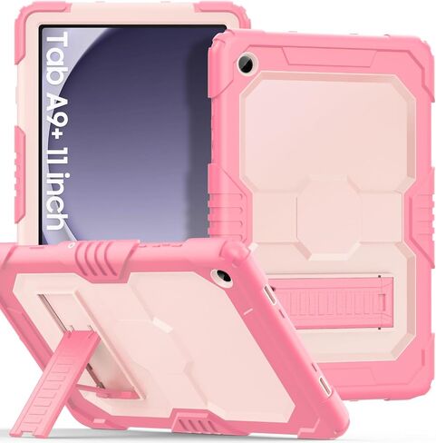 OKP Case for New Samsung Galaxy Tab A9+/ A9 Plus 11 Inch 2023 (SM-X210/X216/X218), Heavy Duty Shockproof Rugged 11" Galaxy A9+ Tablet Protective Cover with Kickstand for Kids Boys Girls, Black in Kuwait