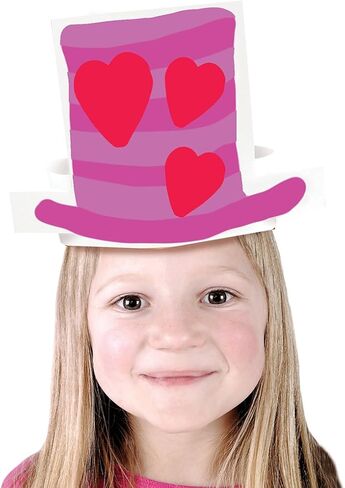 Hygloss Products Make-Your-Own Hat Paper Craft 24 قطعة (65285) أبيض in Saudi Arabia