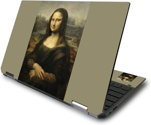 MightySkins Skin for HP Spectre x360 13.3" Gem-Cut (2020) - Seaweed | Protective, Durable, and Unique Vinyl Decal wrap Cover | Easy to Apply, Remove, and Change Styles | Made in The USA in Saudi Arabia