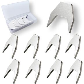 16 Pieces Drawer Stops Drawer Stoppers for Dresser Two Point Drawer Stops Antique Style Metal Drawer Stops Furniture Parts Accessories for Drawers
