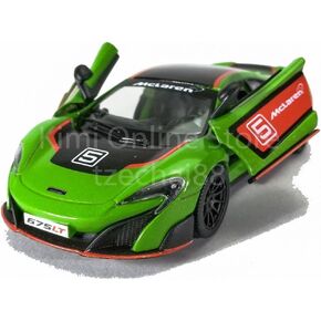 Kinsmart McLaren 675lt Green W/Scals 5 "- 1/36 Die Die Cast Model Toy Car Car
