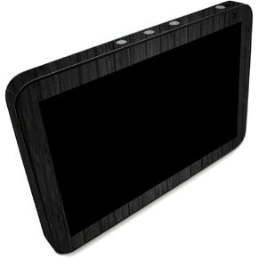 Mayyskins Skin متوافق مع Amazon Echo Show 8 (Gen 2) - Black Wood | غلاف الالتفاف الواقي ، الدائم ، والفريد من نوعه | سهل التقديم | صنع في الولايات المتحدة