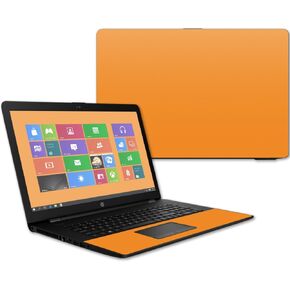 Skin Mayyskins متوافق مع HP 17T Laptop 17.3 "(2017) - Orange Solid | Protection و Date و Finy Viny Scen