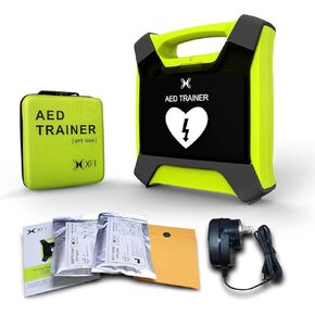 XFT AED Trainer, Professional AED Training Kit CPR Training Equipment Device with Carry Case, for Ultra Trainers First Aid Trainee Students XFT-120G