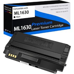 1 Pack ML-1630 ML-D1630A ML1630 Black Toner Cartridge Compatible for Samsung ML-1630 ML-1630W SCX-4500 SCX-4500W SCX- 4501K Laser Printers