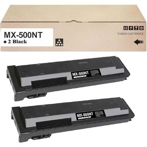 خرطوشة الحبر MX-500NT 2 بديل أسود لـ MX-500NT الحاد لطابعة MX-MX-MX-M363N MX-M363U MX-M453N MX-MX-MX-MX-M503N MX-M503U
