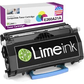 Limeink Compatible Toner Cartridge Replacement for Lexmark E260d Toner e260x22g e260a11a for Lexmark Cartridge E260 E360 E460 E462 E462dtn E462 E462dtn High Yield