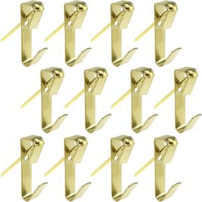 12pcs 44x9mm صورة شاقة الصورة المعدنية إطار الخطاف صورة خطاف خطاف ربط الخطاف الذهبي مقولبة