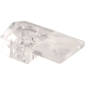 Prime-Line 193671 Mirror Clip ، Clear Acrylic ، يناسب 1/4 بوصة مرايا زجاجية سميكة (18 حزمة)