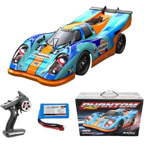 1/16 Brushless RC Car, On Road High Power Drift Car 4WD Remote Control Truck, 50km/h High Speed RC Car for Racing, Fast RC Cars for Adults, Street Bash Electric Powered Drifting