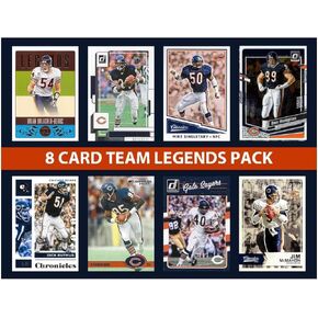 8 Card Chicago Bears Legends Pack 2024 2023 Donruss Topps Bowman Walter Payton Butkus Sayers