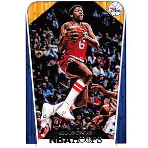 2018-19 Panini Hoops #287 Julius Erving Philadelphia 76ers Basketball Card