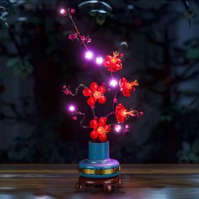 Upgraded Led Light Kit Compatible with Lego Icons Plum Blossom Building Set, Lights Decoration Compatible with Lego 10369 (Model Not Included)